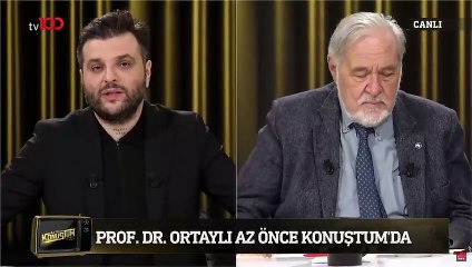 Prof. Dr. Ortaylı yayın bitti sanınca... ''Bizim Celal'den daha iyidir o''