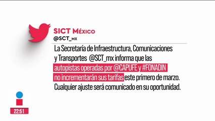 Frenan alza de tarifas en autopistas federales