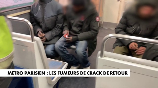 Métro parisien : les fumeurs de crack de retour