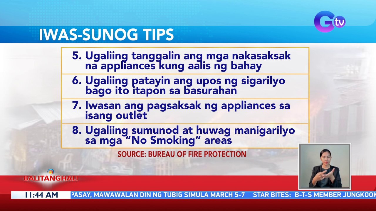 Ano ang iwas-sunog tips mo ngayong Fire Prevention Month? | BT