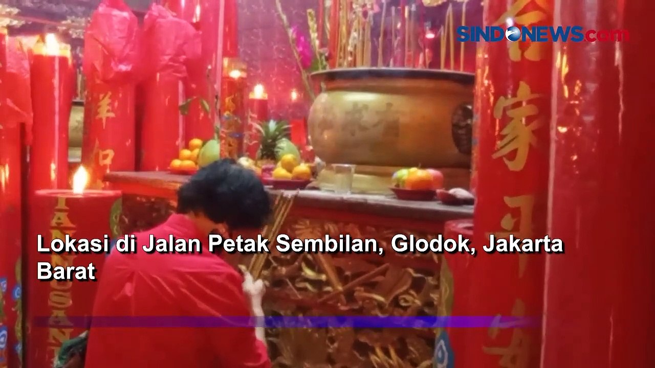 Imlek di Vihara Dharma Bhakti Glodok, Suasana Hikmat dan Pengunjung Patuhi Prokes