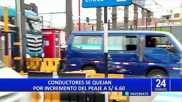 Conductores se pronuncian por alza de peaje en vía de Evitamiento y Línea Amarilla