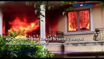 Ditinggal Vaksinasi, Rumah Mewah Ludes Dilalap Api di Bintaro