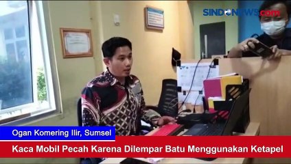 Kaca Mobil Pecah karena Dilempar Batu Menggunakan Ketapel