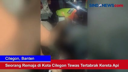 Seorang Remaja di Kota Cilegon Tewas Tertabrak Kereta Api
