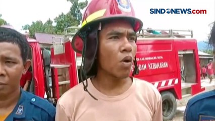 Gudang Penyimpanan BBM Ludes Terbakar di Mandailing Natal