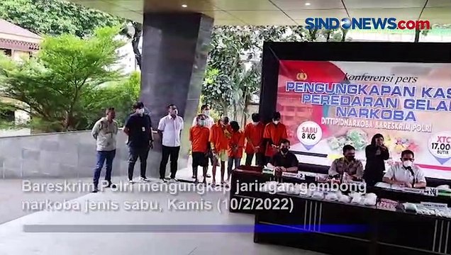 Bareskrim Polri Ungkap Jaringan Gembong Narkoba Lintas Provinsi