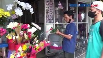 Hari Kasih Sayang, Toko Bunga Diserbu Pembeli di Tangerang Selatan