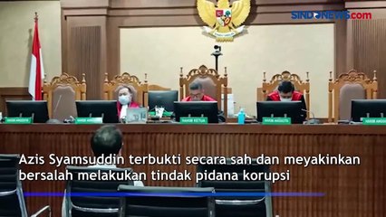 Azis Syamsuddin Divonis 3 Tahun 6 Bulan Penjara