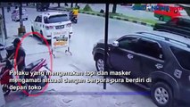 Kunci Kontak Lengket, Sepeda Motor Hitungan Detik Raib di Medan