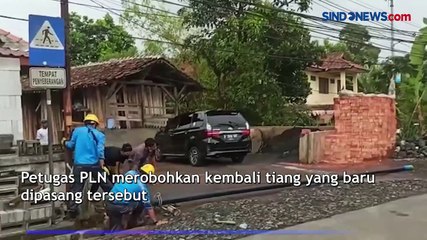 Tersengat Aliran Listrik Saat Pasang Tiang Internet di Sukabumi, 1 Orang Tewas