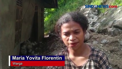 Diterjang Longsor, Satu Rumah Warga di Sikka Rusak Berat