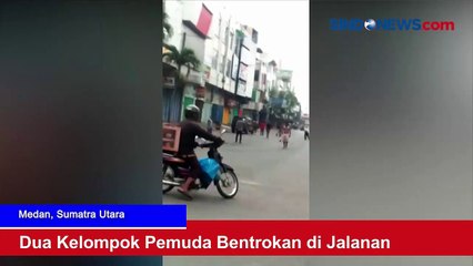 Dua Kelompok Pemuda di Medan Tawuran, Pengendara Ketakutan