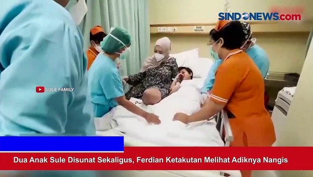 Dua Anak Sule Disunat Sekaligus, Ferdian Ketakutan Melihat Adiknya Nangis