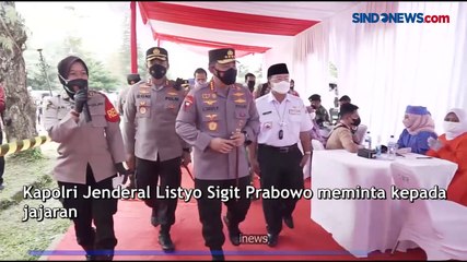 Kapolri Minta Vaksinasi Booster untuk Lansia Dimaksimalkan