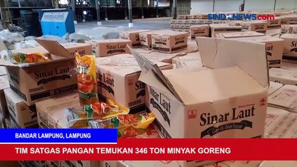 Descargar video: Tim Satgas Pangan Temukan 364 Ton Minyak Goreng dan Pasutri Dibacok Pelaku Pencurian