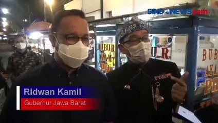Ridwan Kamil dan Anies Baswedan Makan Bubur Bareng, Ini yang Dibahas