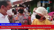 Sidak di Pasar Gintung Lampung, Mendag Dengarkan Keluhan Emak-Emak