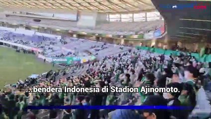 Kemenangan Tokyo Verdy Diwarnai Berkibarnya Bendera Indonesia di Stadion