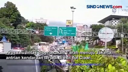 One Way Kembali Diberlakukan, Jalur Menuju Puncak Ditutup