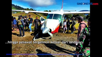 Pesawat Tergelincir di Bandara Bilorai Intan Jaya, Ini Penyebabnya