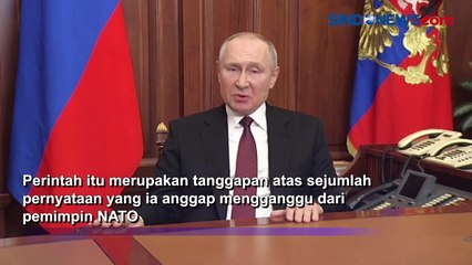Presiden Vladimir Putin Perintahkan Pasukannya untuk Siaga Tinggi