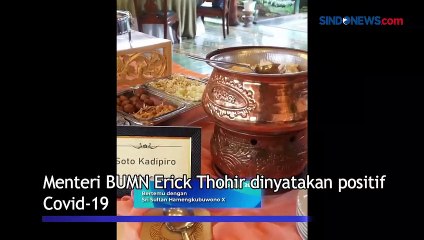 Positif Covid-19, Menteri BUMN Erick Thohir Bekerja dari Rumah