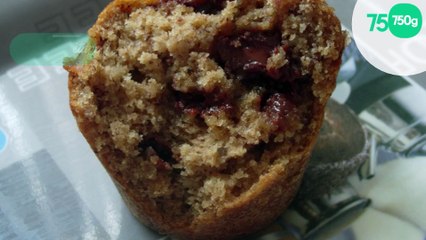 Muffins noisette-pralinoise sans beurre