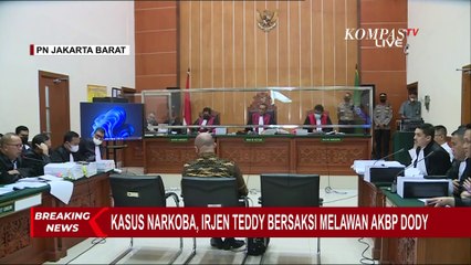[BREAKING NEWS] Teddy Minahasa Dicecar JPU soal Perintah Ganti Sabu-sabu dengan Bubuk Tawas!