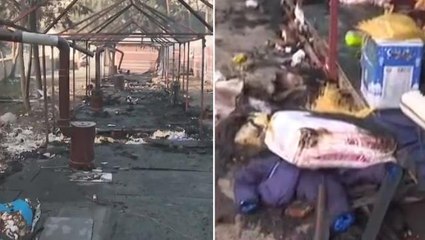 Kahramanmaraş'ta korku dolu gece! Tüm uyarılara rağmen kullanılan elektrikli soba 8 çadırı küle çevirdi