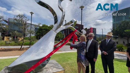 Flugelman sculpture unveiled - March 1, 2023 - Illawarra Mercury