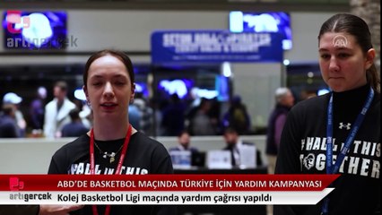 ABD'deki basketbol maçında depremzedeler için yardım organizasyonu düzenlendi