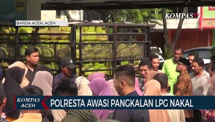 Polresta Banda Aceh Awasi Pangkalan LPG Nakal