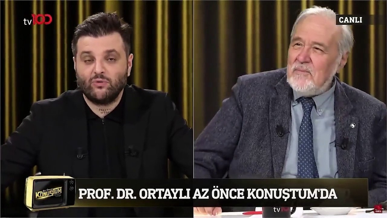 Mikrofonu açık kalan İlber Ortaylı: 'Naci Görür bizim Celal'den daha iyidir'
