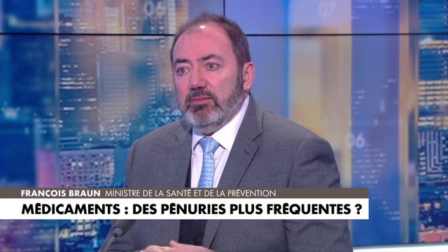 François Braun : «J’ai mis en place un plan blanc du médicament. En cas de pénurie, quelles sont les actions que l’on met en place immédiatement»