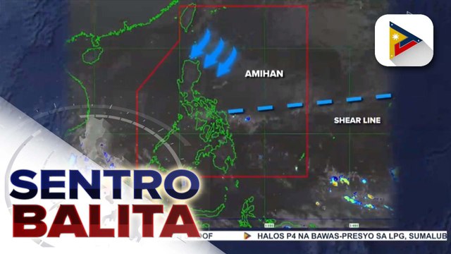 'Amihan,' patuloy na umiiral sa Luzon at Visayas; shear line, nagpapaulan sa Eastern Visayas, Sorsogon, at Masbate
