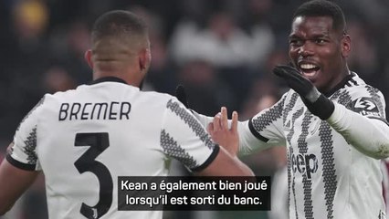 24e j. - Allegri : “Pogba a eu un bon impact ce soir”