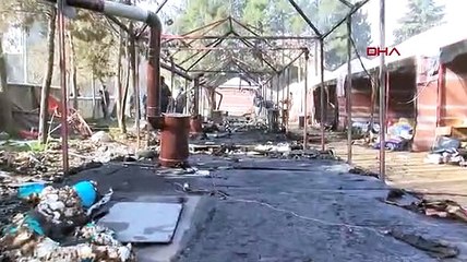 Kahramanmaraş'ta 7 çadır yandı: İki depremzede yaralandı