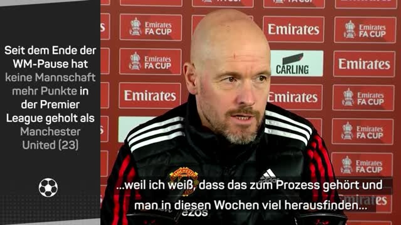 Ten Hag: Nach Saisonstart 'nicht in Panik' geraten