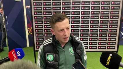 Celtic captain, Callum McGregor - Viaplay Cup final reaction