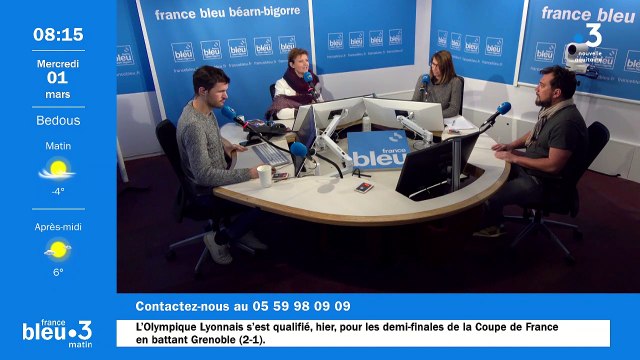 01/03/2023 - Invité : Matthieu Rabby, président du district foot des Pyrénées-Atlantiques