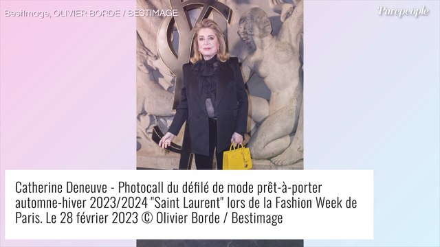 Catherine Deneuve ose la transparence, Carla Bruni dévoile ses sublimes jambes pour Saint-Laurent