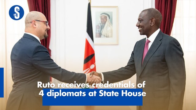 Ruto receives credentials of 4 diplomats at State House