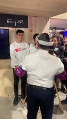 Laporta enciende el pebetero olímpico de Montjuïc de forma virtual