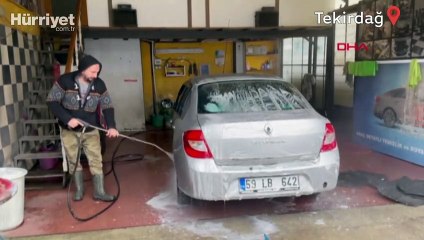 Tekirdağ'da toz taşınımı etkili oldu