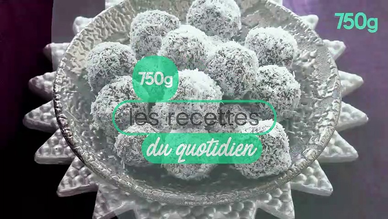 Truffes chocolat noix de coco