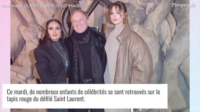 Mathilde et Valentina Pinault : les filles de François-Henri Pinault avec d'autres enfants de stars chez Saint Laurent