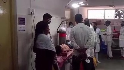 बड़वारा: अज्ञात वाहन की टक्कर से बाइक चालक हुआ घायल