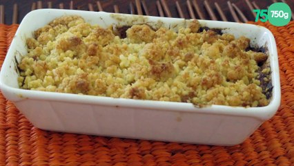 Crumble de chou au saumon