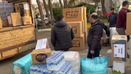 DİYARBAKIR EMNİYET MÜDÜRLÜĞÜ'NDEN ADIYAMAN'A YARDIM TIR'I